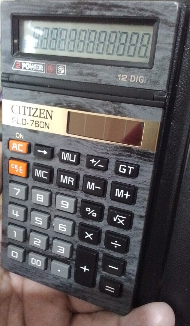 CITIZEN SLD-760N 12 Haneli Hesap Makinesi - Görsel 2
