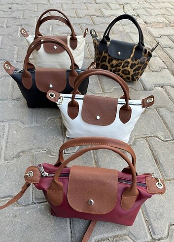 Beden çeşitli Renk Longchamp orta boy kol Çantası