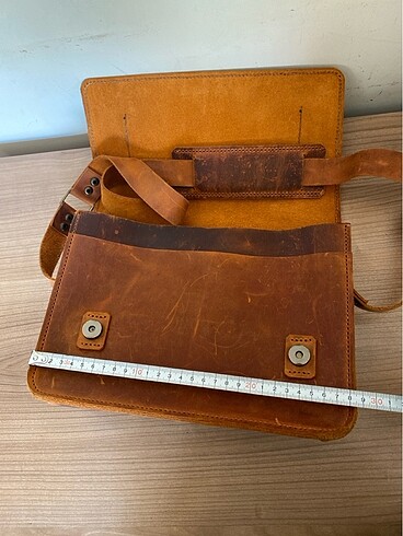  Beden camel Renk Handmade Crazy Leather Bag