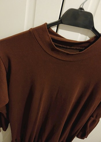 Kahverengi Kadın bluz - Görsel 3