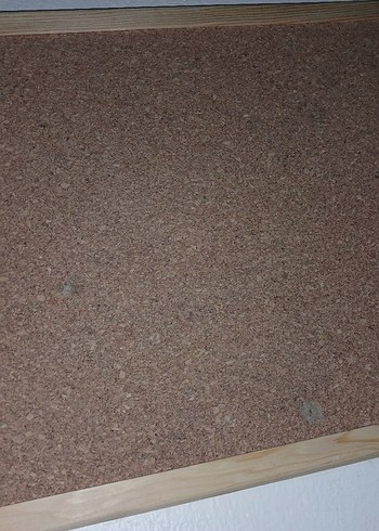 Bej Parlak Çerçeveli Mantar Pano - Görsel 4