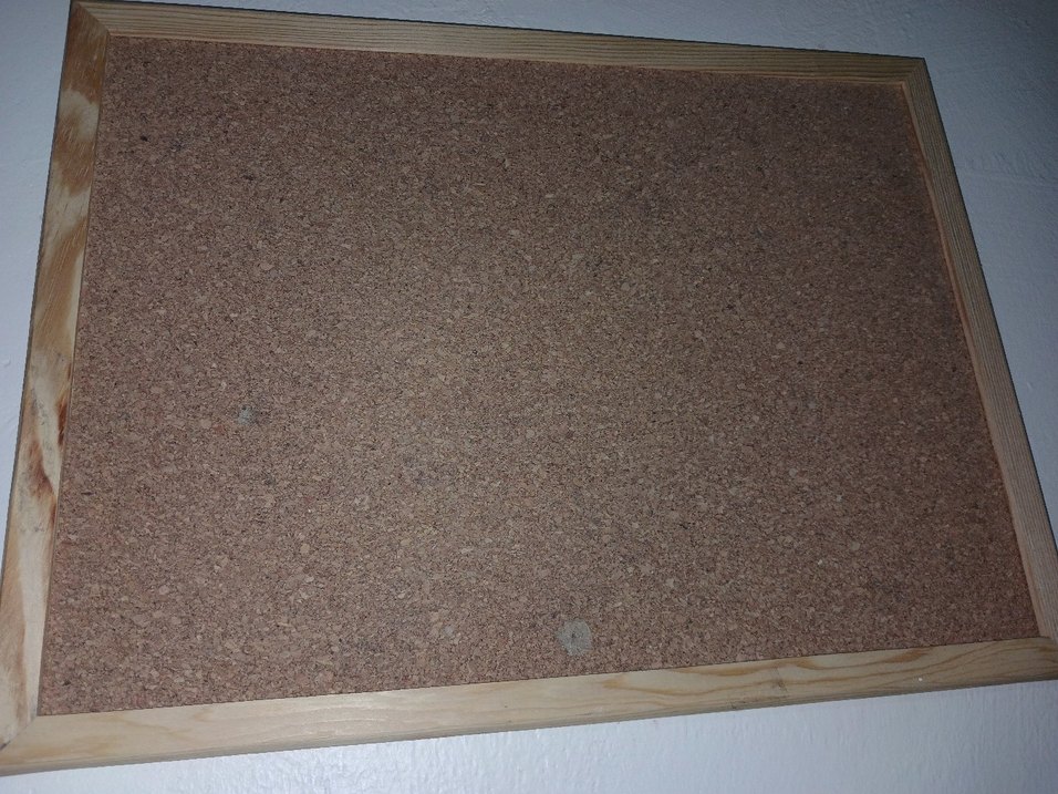 Bej Parlak Çerçeveli Mantar Pano - Görsel 3