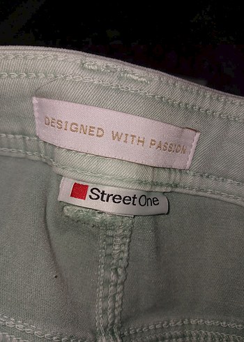 Kadın Su Yeşili Pantolon - Görsel 3