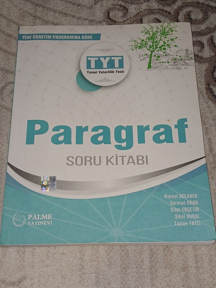 TYT Paragraf Soru Kitabı - Palme Yayınevi - Görsel 2