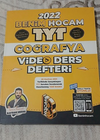 2022 Benim Hocam TYT Coğrafya Ve Tarih Video Ders Defteri - Görsel 2