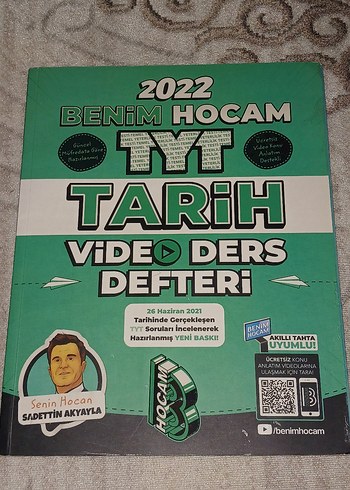 2022 Benim Hocam TYT Coğrafya Ve Tarih Video Ders Defteri - Görsel 4