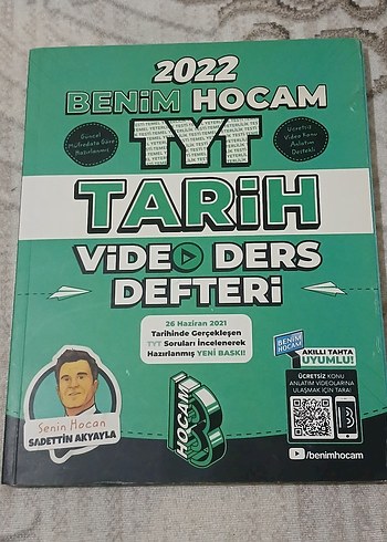2022 Benim Hocam TYT Coğrafya Ve Tarih Video Ders Defteri - Görsel 3