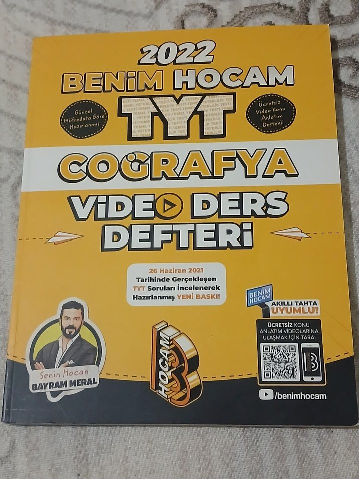 2022 Benim Hocam TYT Coğrafya Ve Tarih Video Ders Defteri - Görsel 2