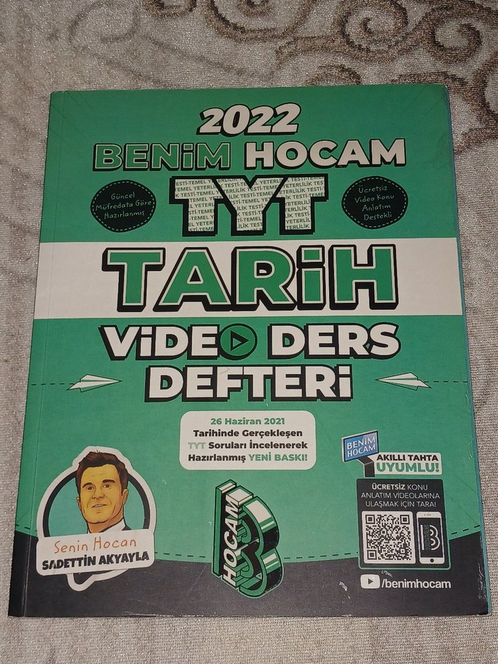 2022 Benim Hocam TYT Coğrafya Ve Tarih Video Ders Defteri - Görsel 4