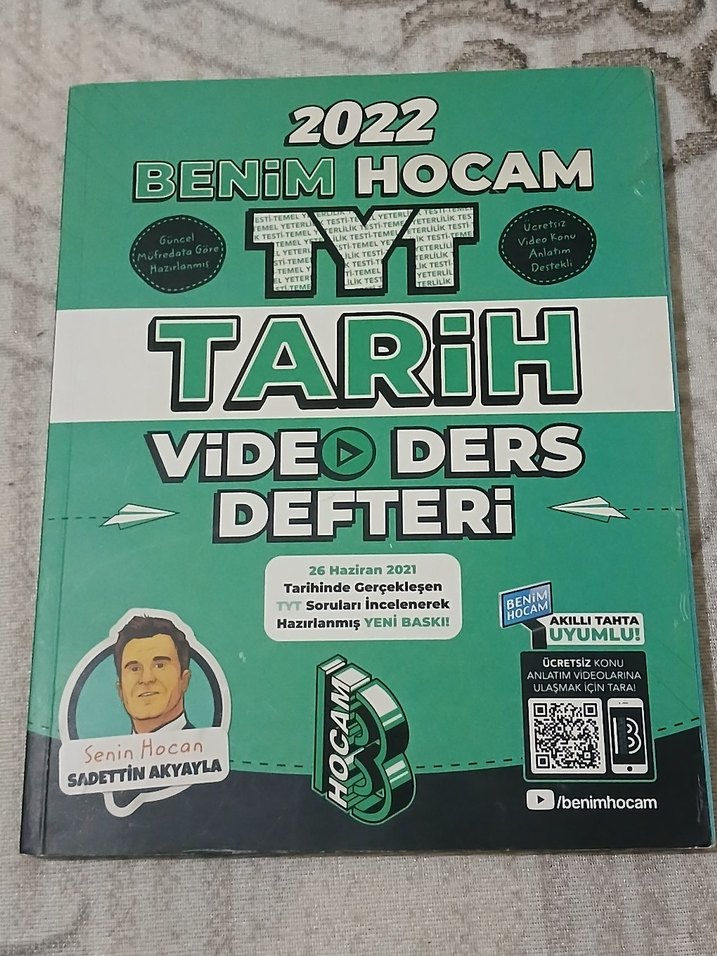 2022 Benim Hocam TYT Coğrafya Ve Tarih Video Ders Defteri - Görsel 3