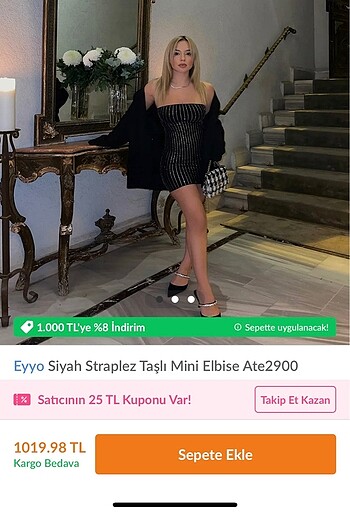 Eyyo Taşlı elbise