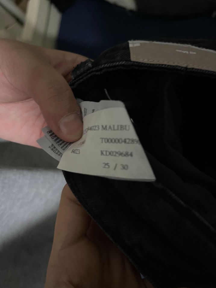 Siyah, Bol Kesim Midi Boy Kadın Kot Pantolon - Görsel 4