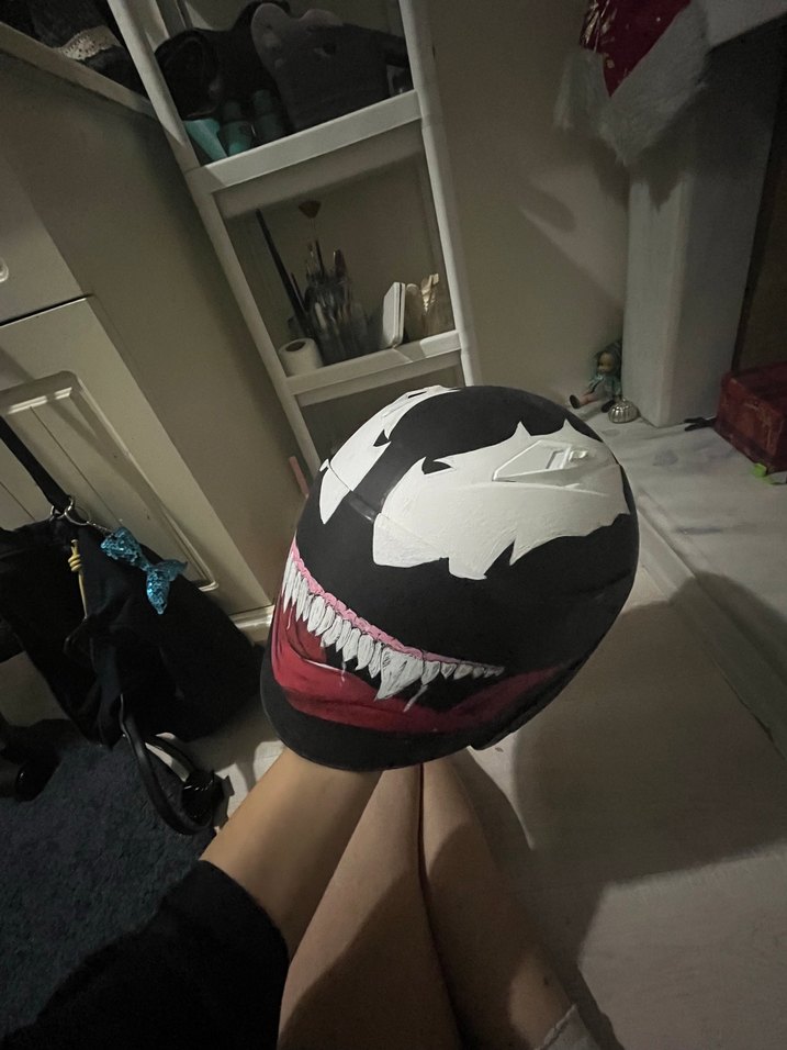 Venom el yapımı Motor kaskı - Görsel 4