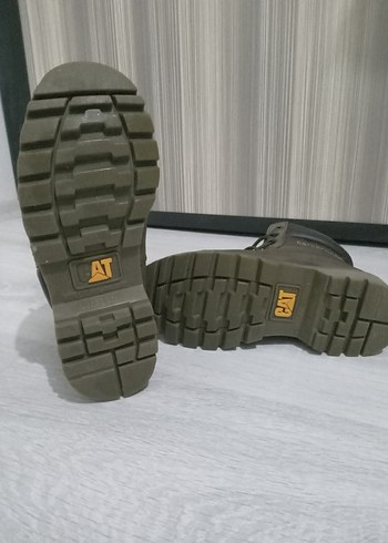 CAT haki yesili Kadın Günlük Dolgu Topuk Bot - Görsel 6