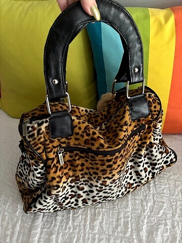 American Vintage Y2k vintage leopar çanta