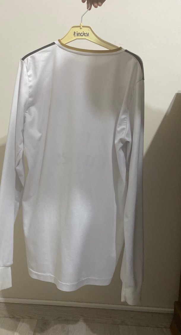 Adidas Real Madrid Beyaz Uzun Kollu Forma - Görsel 3