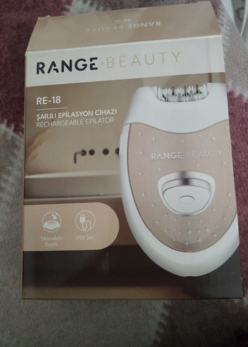 Beden Renk Şarjlı Beige Epilatör RANGE BEAUTY RE-18