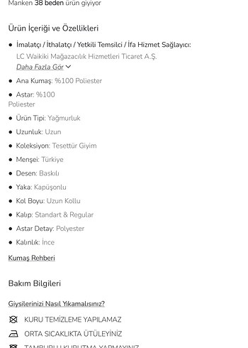 Kadın Siyahi Bel Detaylı Yağmurluk - Görsel 3