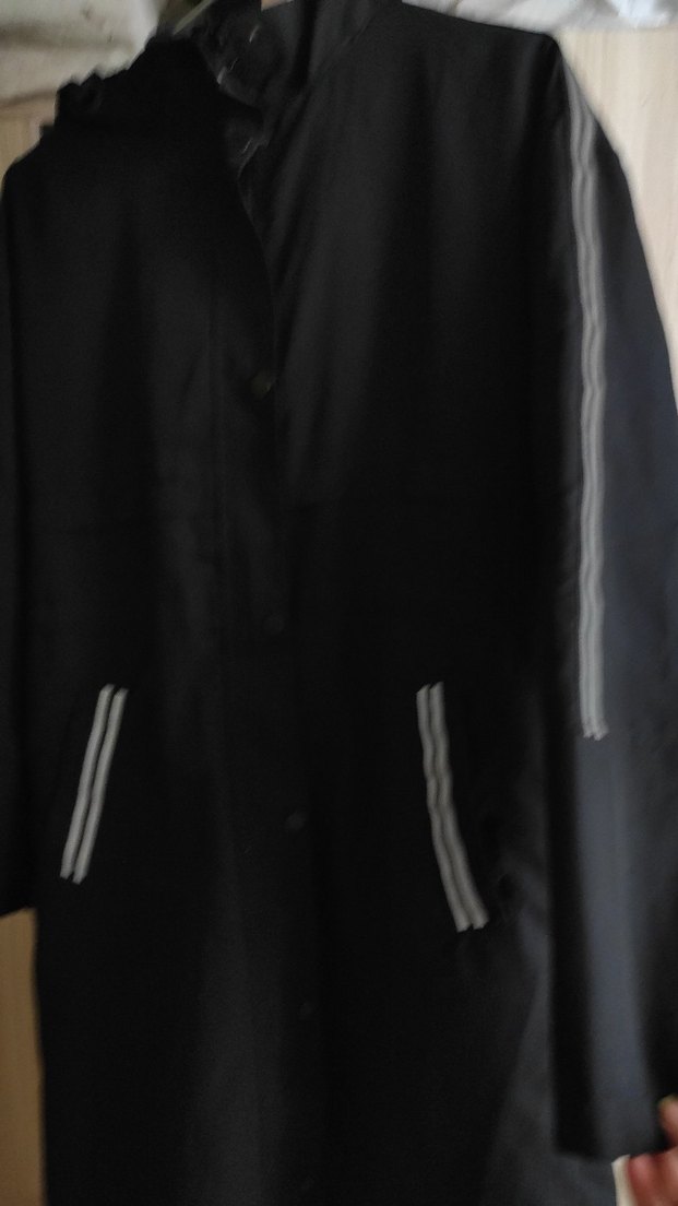 Kadın Siyahi Bel Detaylı Yağmurluk - Görsel 5