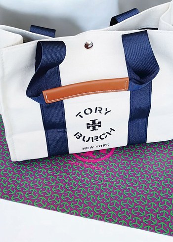  Beden Tory Burch Marine Kanvas