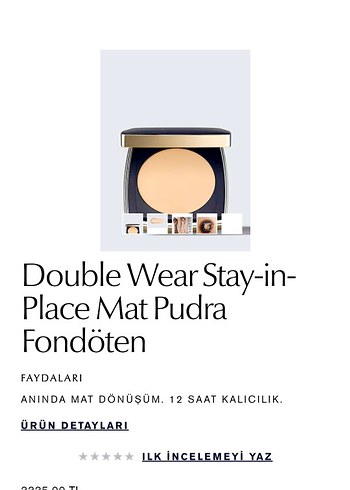 Estée Lauder orjinal 2n1 fondoten&pudra - Görsel 7