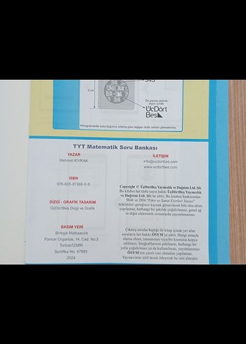 TYT Matematik Soru Bankası - ÜçDört Beş