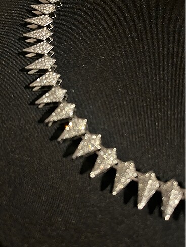 Beden gri Renk Diamond cuban chain (unisex)