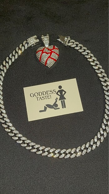 Paslanmaz Çelik Broken Heart Cuban Chain