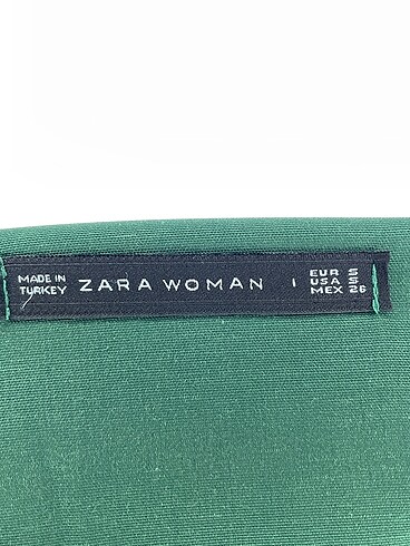 xs Beden yeşil Renk Zara Kısa Elbise %70 İndirimli.