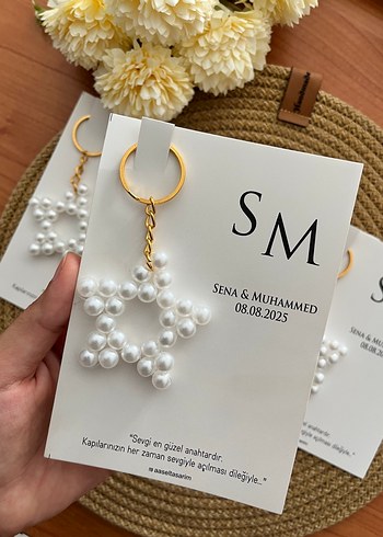 Nikah nişan hediyeliği anahtarlık - Görsel 2