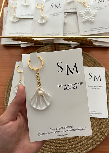 Nikah nişan hediyeliği anahtarlık - Görsel 2