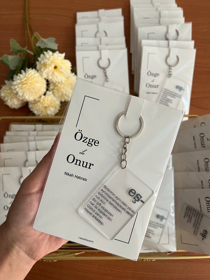 Nikah, Nişan hediyeliği anahtarlık - Görsel 3