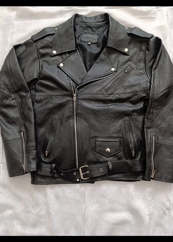 Vintage Biker Deri Ceket