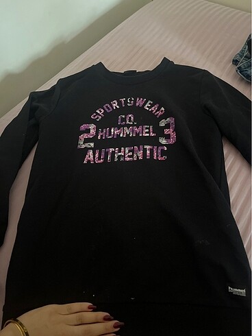 hummel fermuar detayli sweatshirt