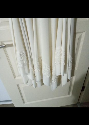 Dantelli Beyaz V Yaka yelek - Görsel 4