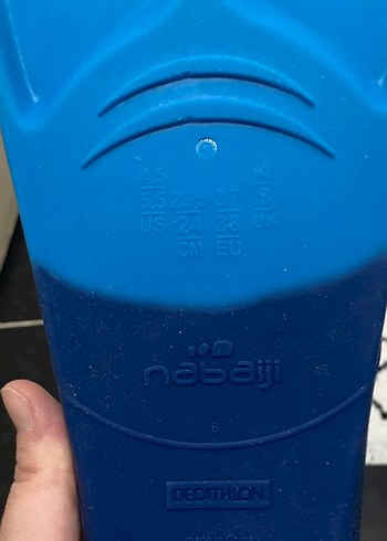 Erkek Mavi Spor Lastik Yüzme Paleti - Görsel 3