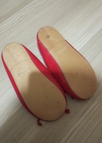 Kız Çocuk Kırmızı Fiyonklu Babet - Görsel 4