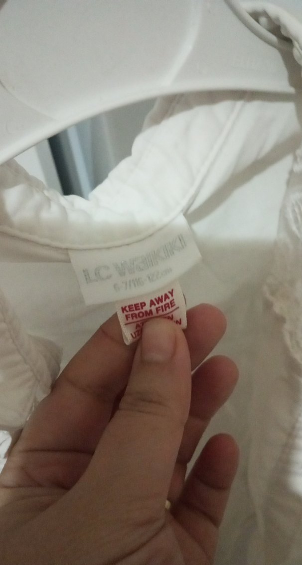 Kız Çocuk Beyaz Düğmeli Kısa Kollu Gömlek - Görsel 3