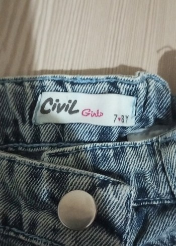 Nakışlı Mavi Geniş Paça Kadın Jean - Görsel 4