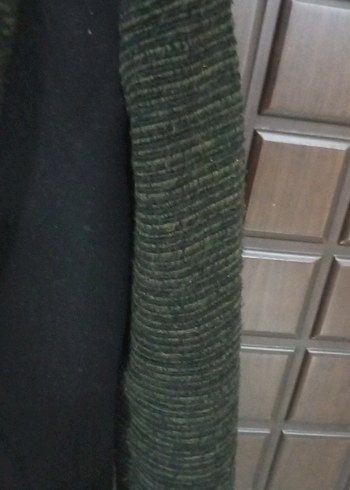 Siyah Süet Kadın Uzun Kürklü Kaban - Görsel 8