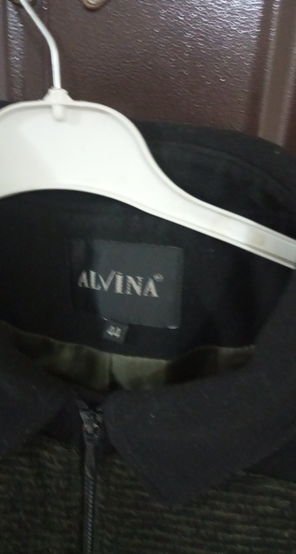 Siyah Süet Kadın Uzun Kürklü Kaban - Görsel 4