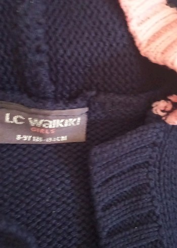 Nakışlı Örgü Kız Hırka - Görsel 5