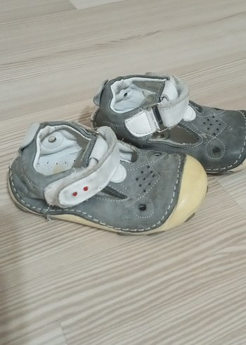 Gri Erkek Bebek İlk Adım Ayakkabısı - Görsel 2