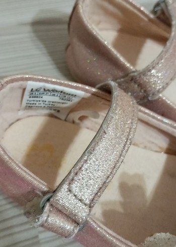 Kız Çocuk Bej Tokalı Babet Ayakkabı - Görsel 3