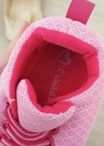 Kız Çocuk Pembe Fırfırlı Spor Ayakkabı - Görsel 2