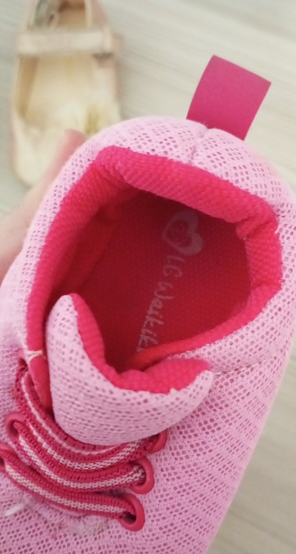 Kız Çocuk Pembe Fırfırlı Spor Ayakkabı - Görsel 2