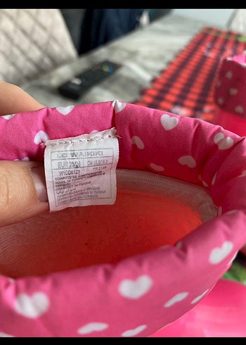 26 Beden pembe Renk Kız Çocuk Pembe Lastik Çizme Tokalı