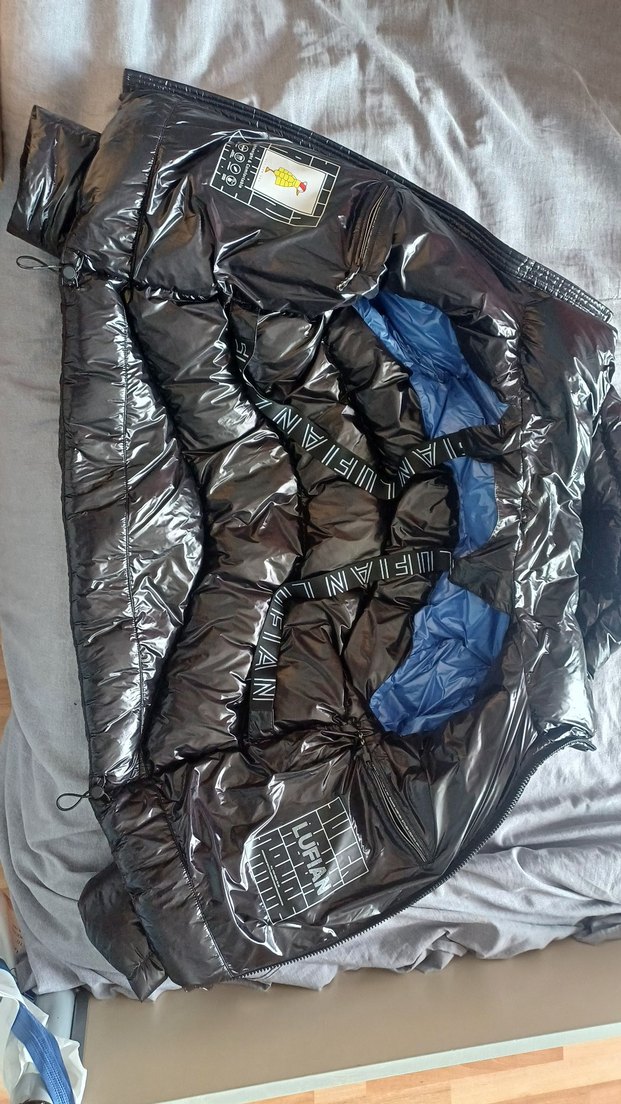 Lufian kaz tüyü parlak mont (erkek) - Görsel 2