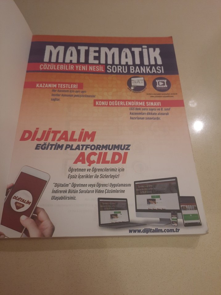 8. Sınıf Matematik Soru Bankası - Mozaik - Görsel 2