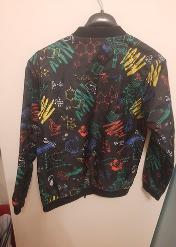 B&G Nebatti marka erkek Çocuk Renkli Baskılı Fermuarlı mont - Görsel 4